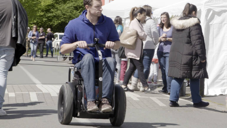 Joachim Gérard et le Segway Going animent la dixième édition de la journée pour les personnes extraordinaires